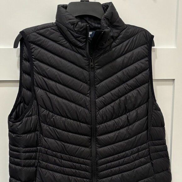 Land's End Long Puffer Vest (L) - Picture 2 of 3
